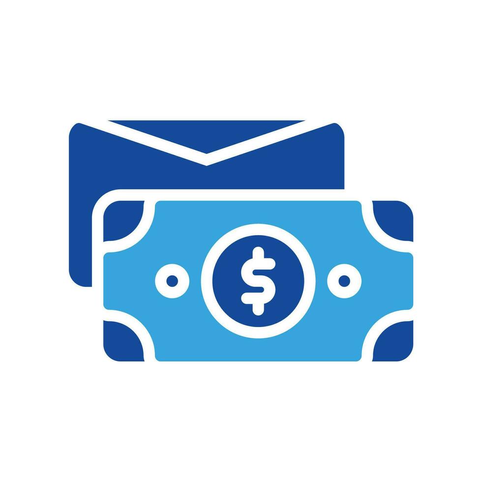 envelop dollar icoon of logo illustratie stijl. pictogrammen e-commerce. vector