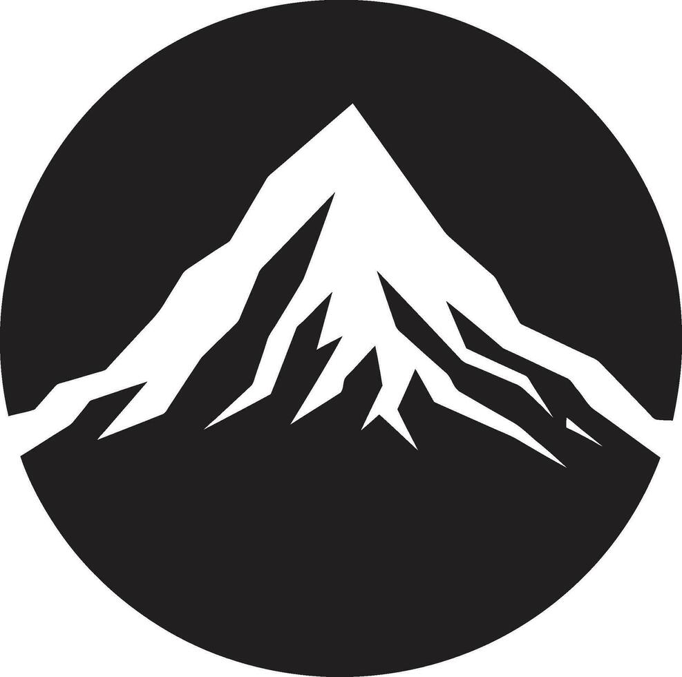 lava erfenis zwart logo voor vulkanisch majesteit vulkanisch vers berg uitbarsting in zwart icoon vector