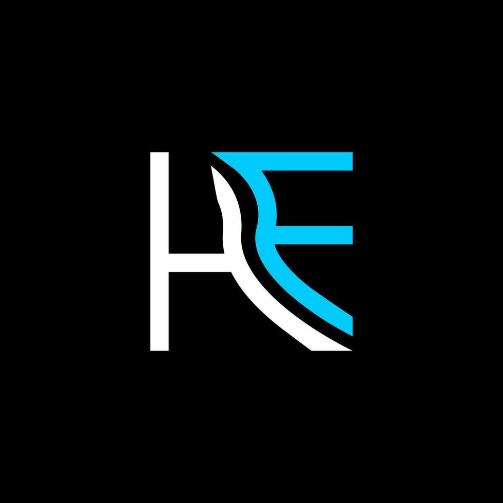 hf brief logo vector ontwerp, hf gemakkelijk en modern logo. hf luxueus alfabet ontwerp