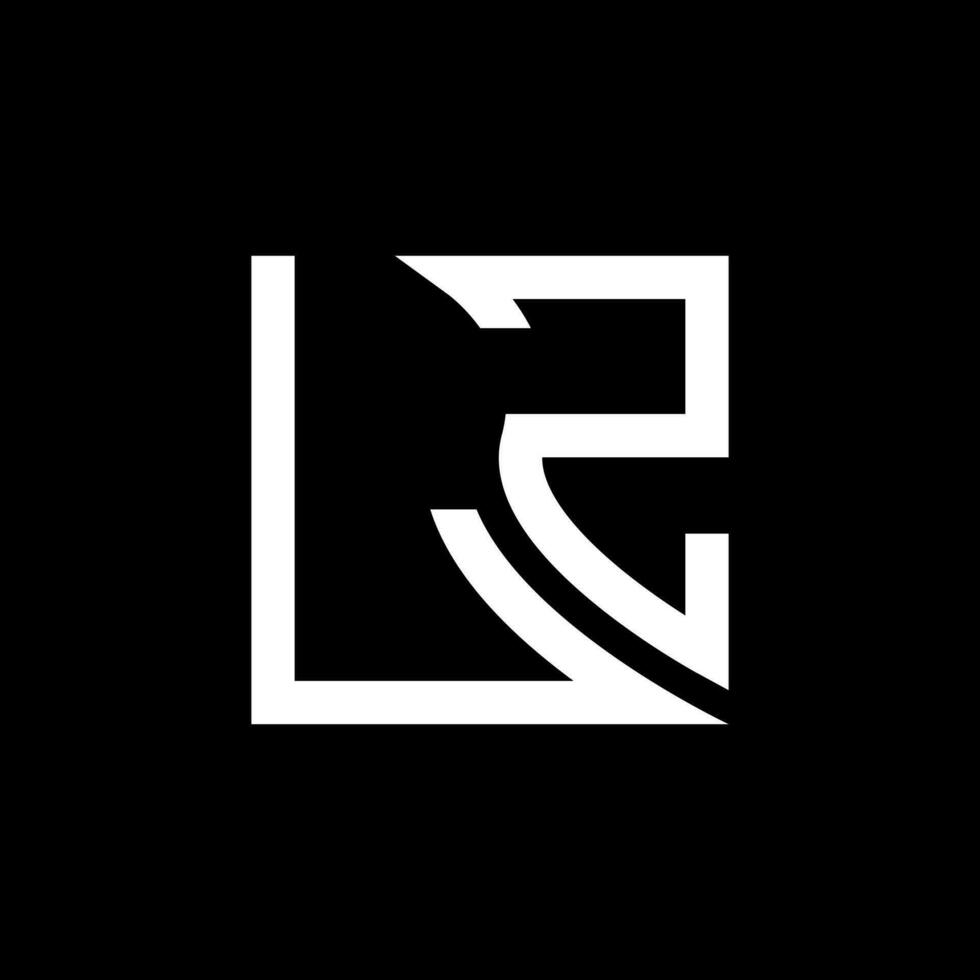 lz brief logo vector ontwerp, lz gemakkelijk en modern logo. lz luxueus alfabet ontwerp