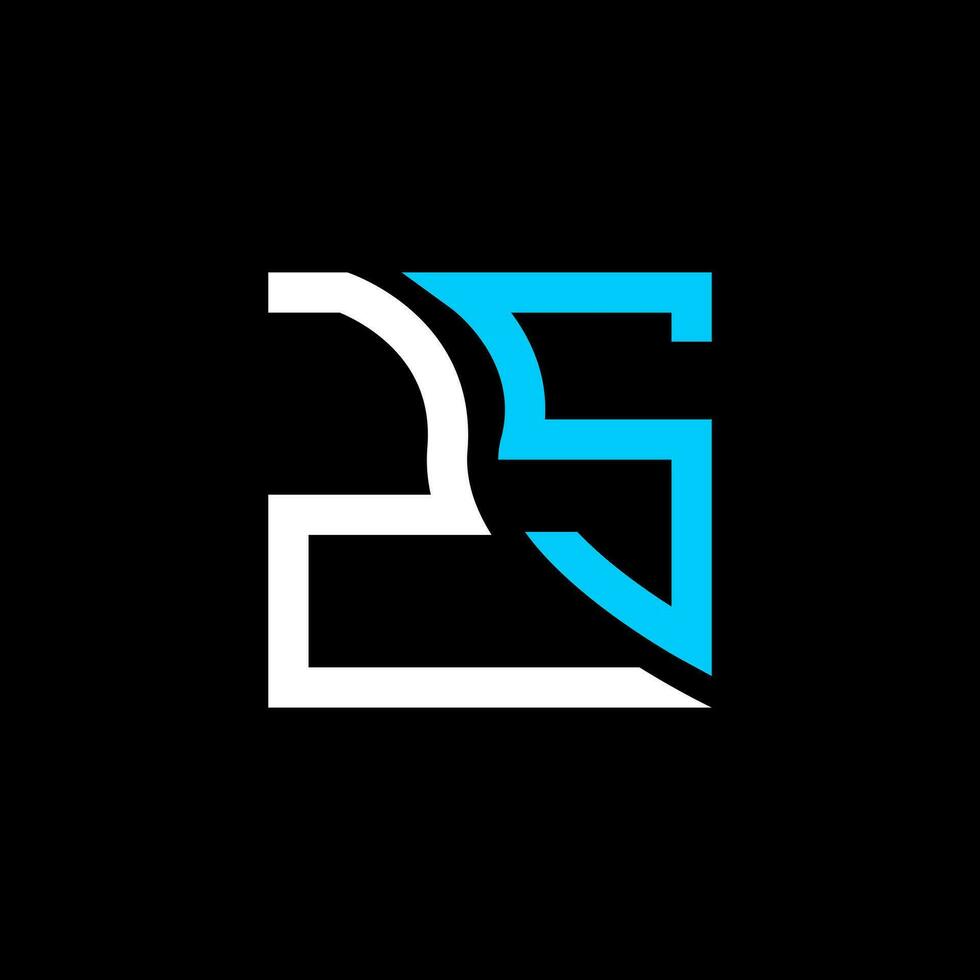 zs brief logo vector ontwerp, zs gemakkelijk en modern logo. zs luxueus alfabet ontwerp