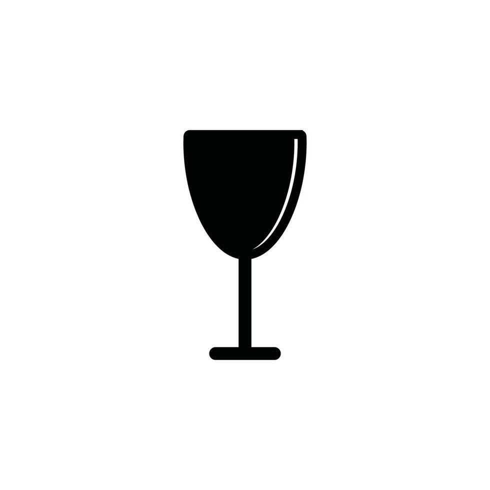 wijn glas icoon vector