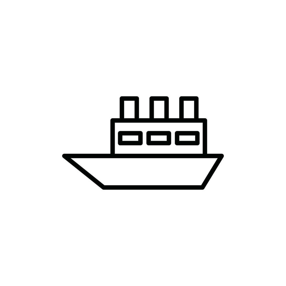 schip pictogram vector