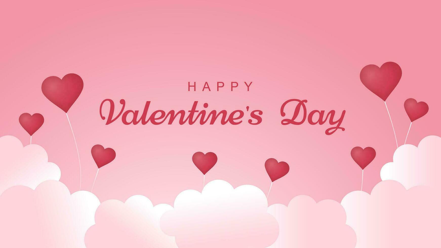 Valentijnsdag dag roze achtergrond vector ilustration