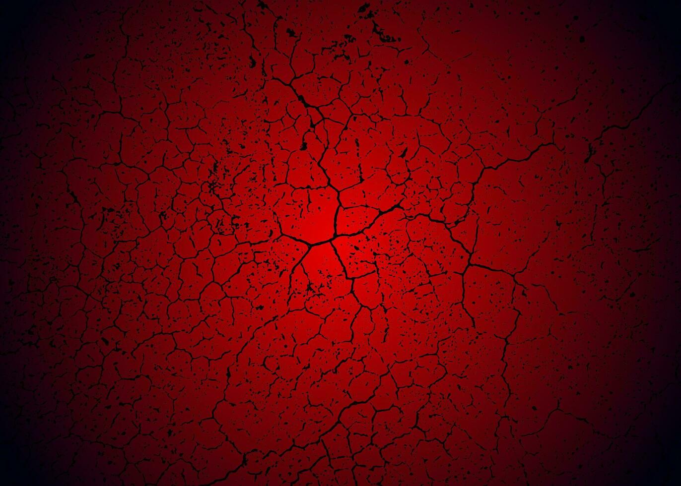 meetkundig vingerafdruk kunst digitaal vingerafdruk, een circulaire patroon Aan een zwart achtergrond, een lava rood achtergrond met scheuren en scheuren, een rood licht Aan een zwart grunge textuur, vector