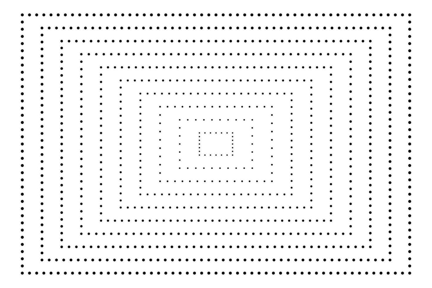 abstract halftone rechthoek vector illustratie.