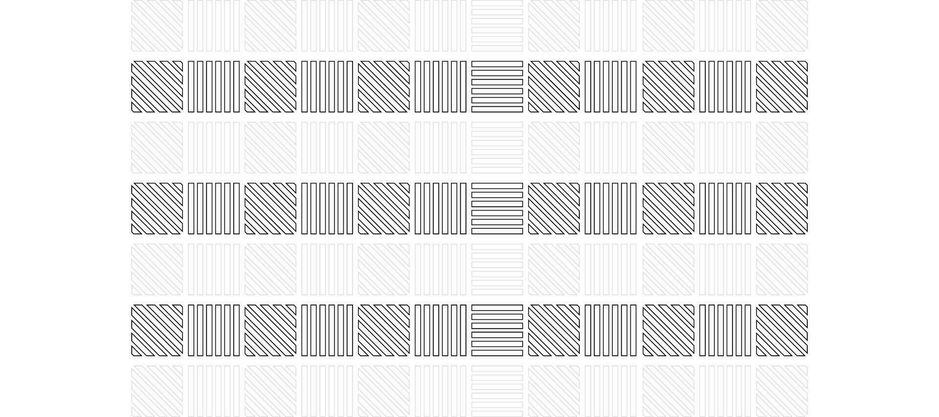 dun contouren strepen rooster meetkundig patroon ontwerp achtergrond vector