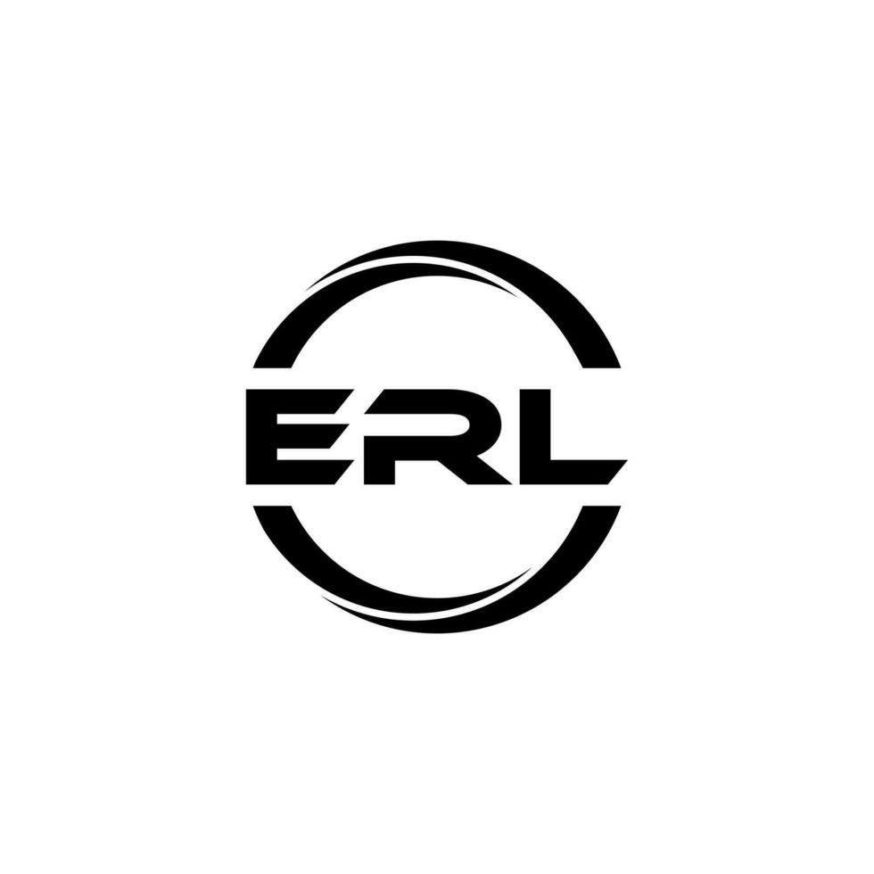 erl brief logo ontwerp, inspiratie voor een uniek identiteit. modern elegantie en creatief ontwerp. watermerk uw succes met de opvallend deze logo. vector