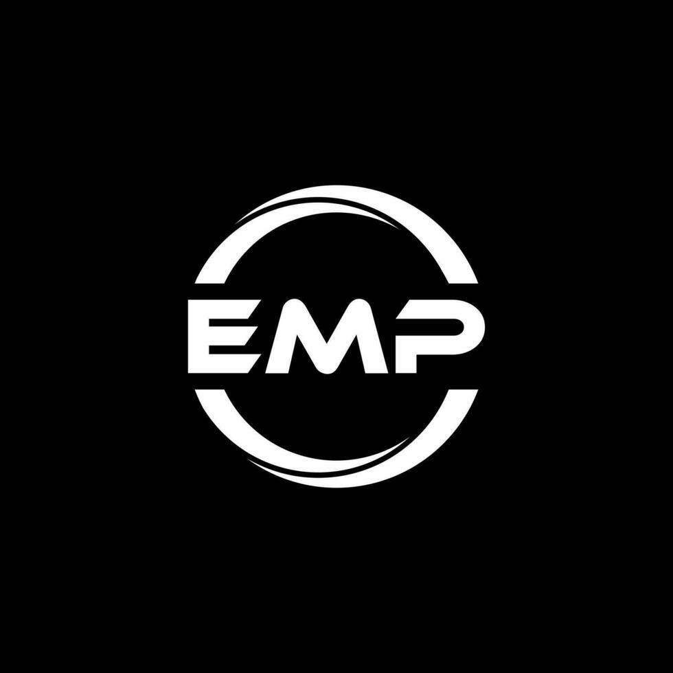 emp brief logo ontwerp, inspiratie voor een uniek identiteit. modern elegantie en creatief ontwerp. watermerk uw succes met de opvallend deze logo. vector