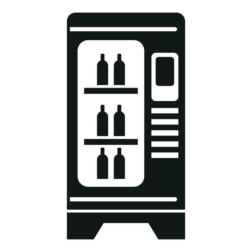 leeg drinken machine icoon gemakkelijk vector. drinken verkopen vector