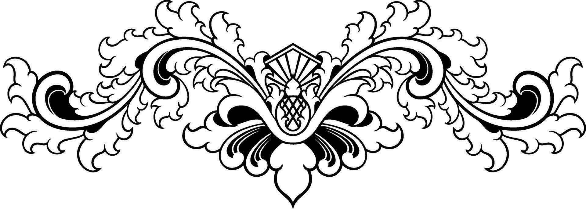 grens ornament illustratie vector