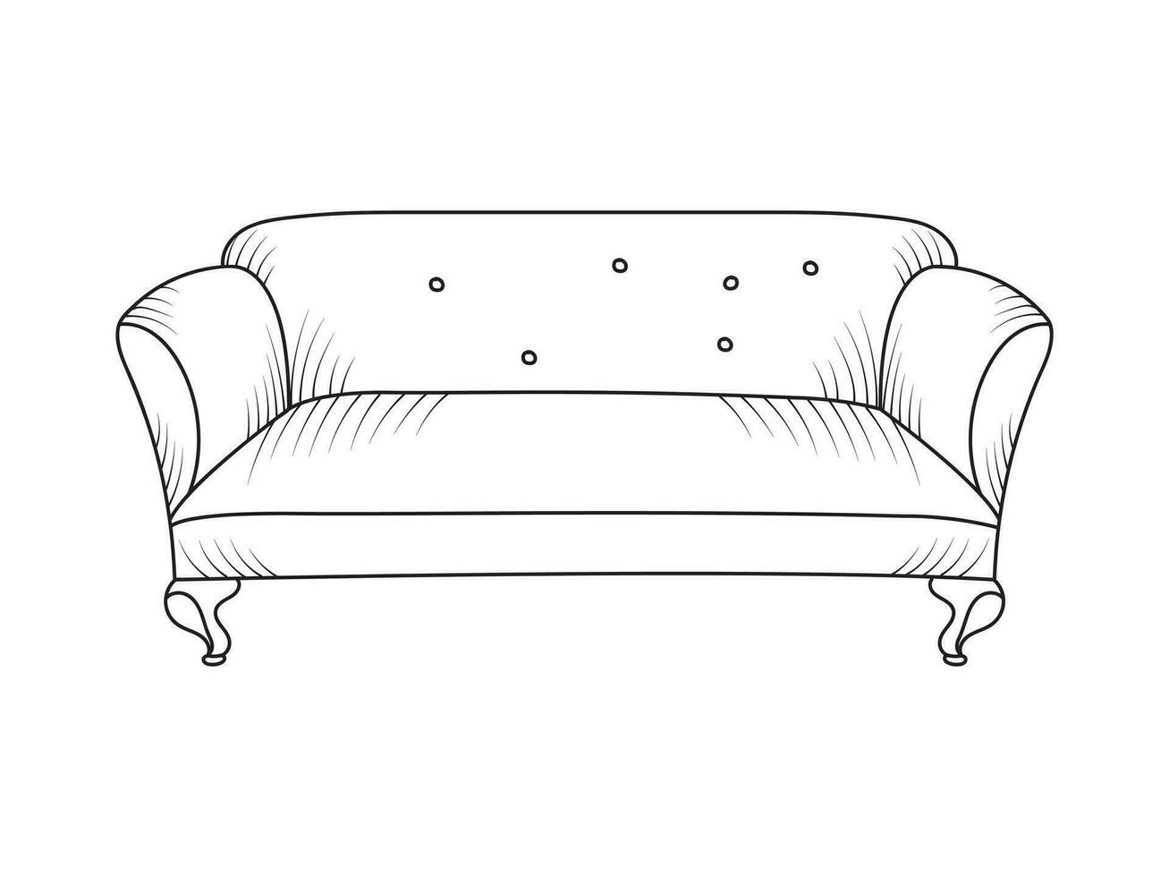 sofa lijn pictogrammen. meubilair ontwerp. verzameling van sofa illustratie. modern meubilair reeks geïsoleerd Aan wit achtergrond. vector