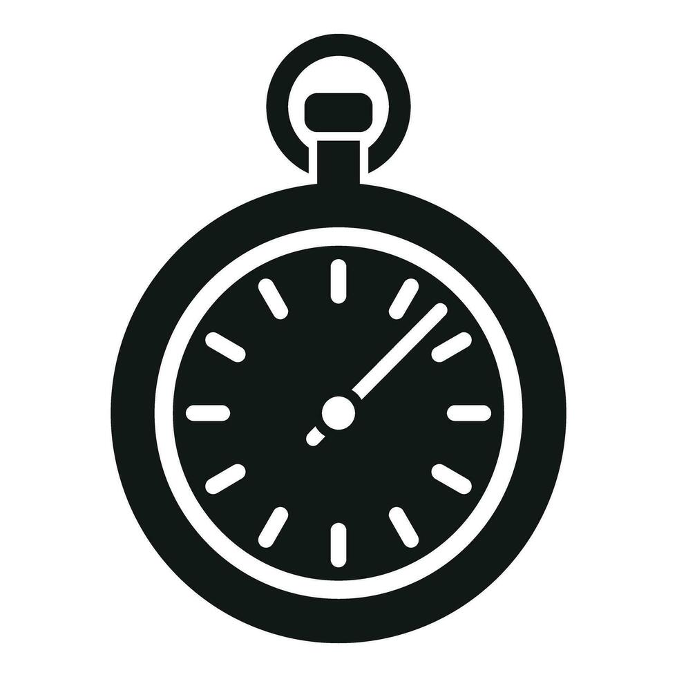 hartkloppingen stopwatch icoon gemakkelijk vector. persoon ziek hart effect vector