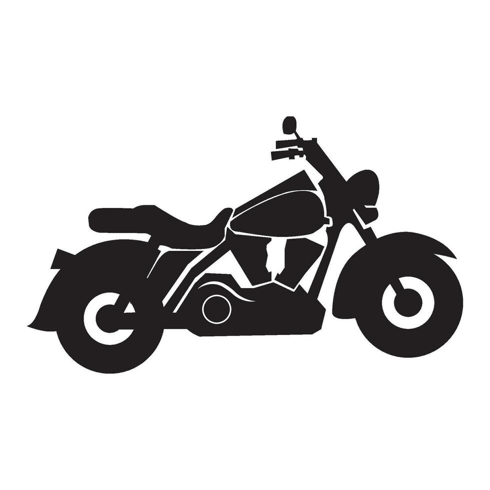 motorfiets icoon logo vector ontwerp sjabloon