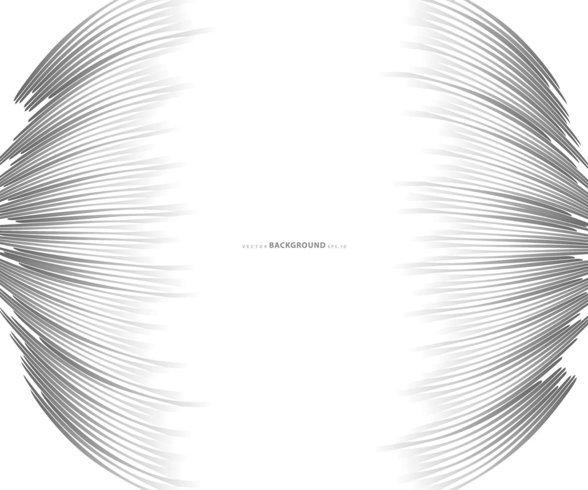 abstract grijs wit golven en lijnenpatroon voor uw ideeën, sjabloonachtergrondtextuur. vector