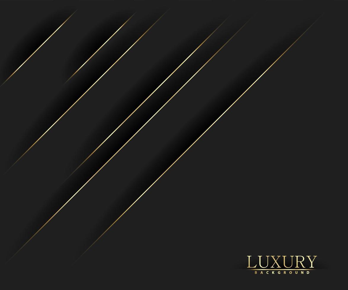 premium achtergrond. abstracte luxe patroon. gouden glitter strepen achtergrond. abstracte gouden lijntextuur. zwarte patroon vectorillustratie. vector