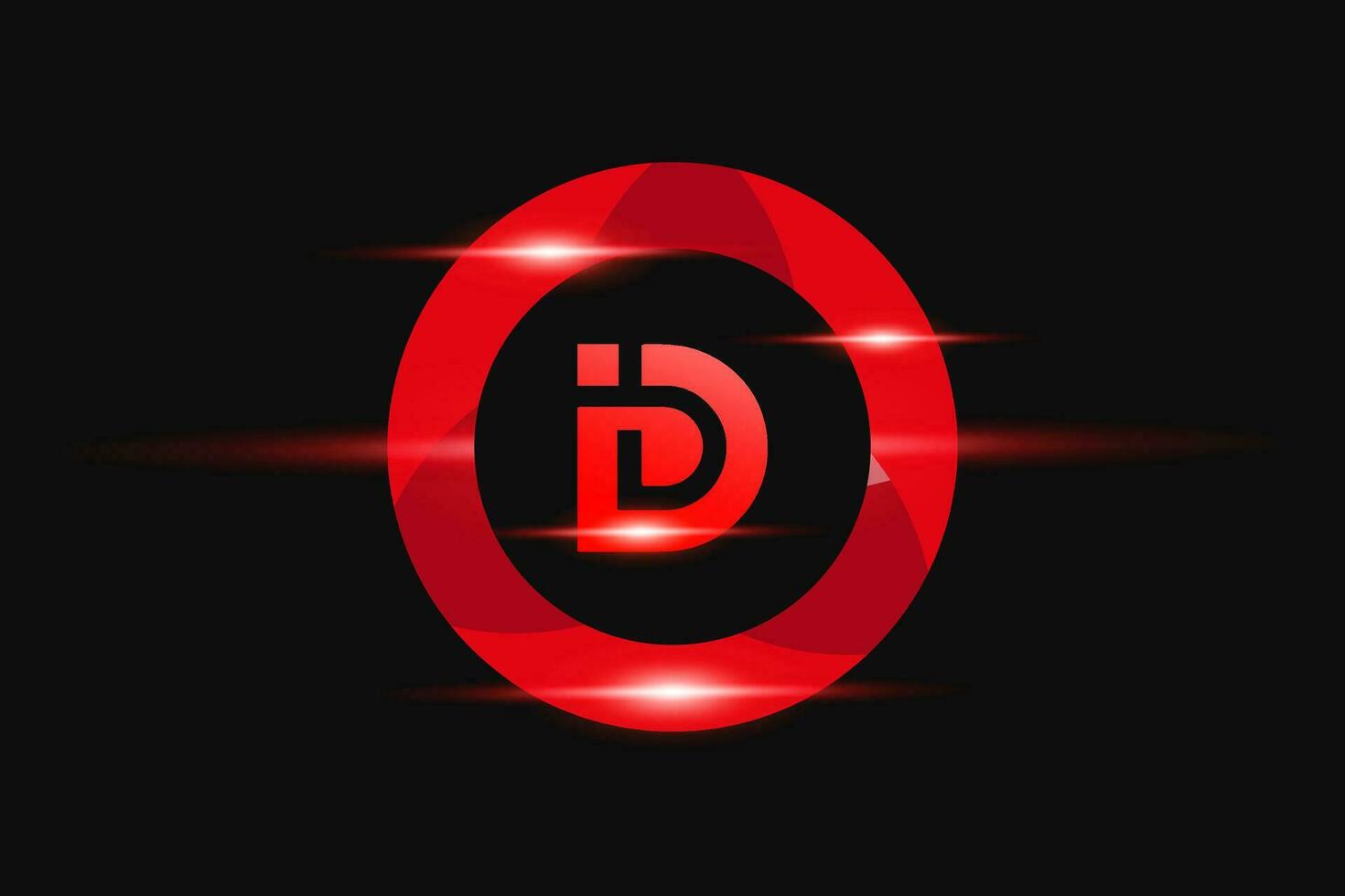 di rood logo ontwerp. vector logo ontwerp voor bedrijf.