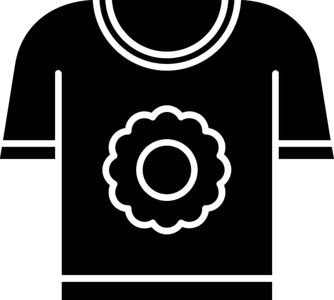 t-shirt glyph-pictogram vector