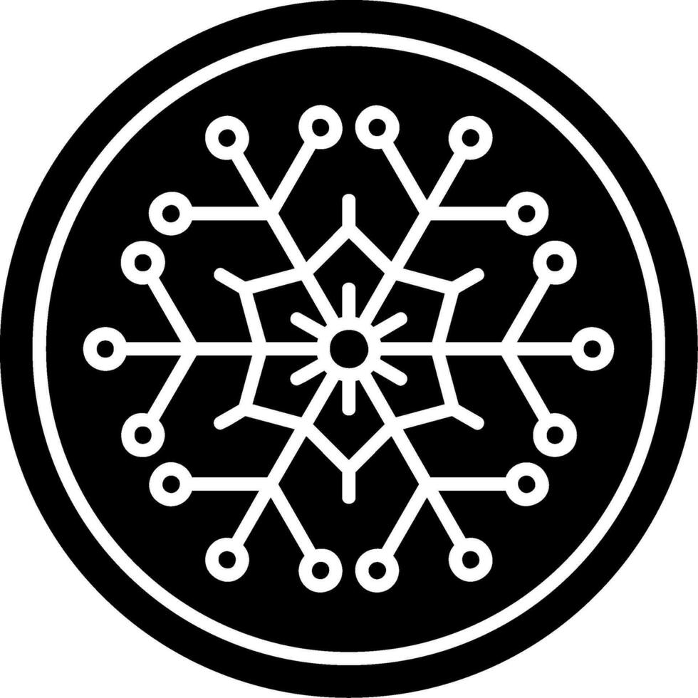 winter glyph icoon vector