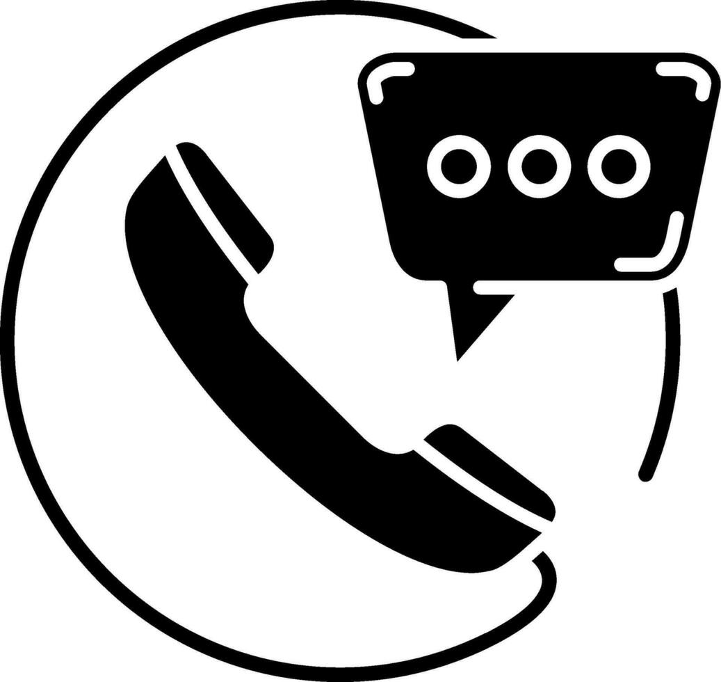 contact glyph icoon vector