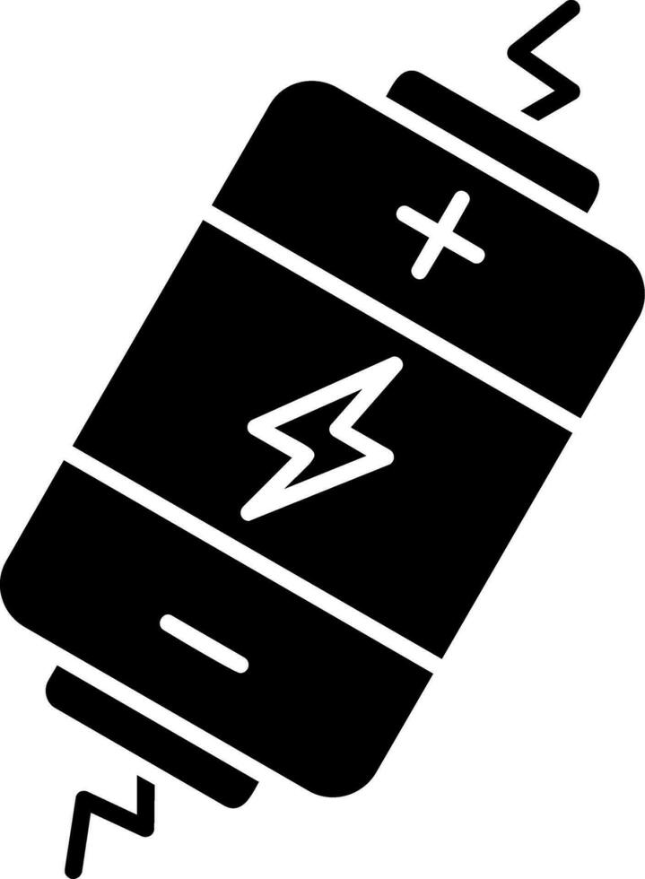 elektrisch glyph icoon vector