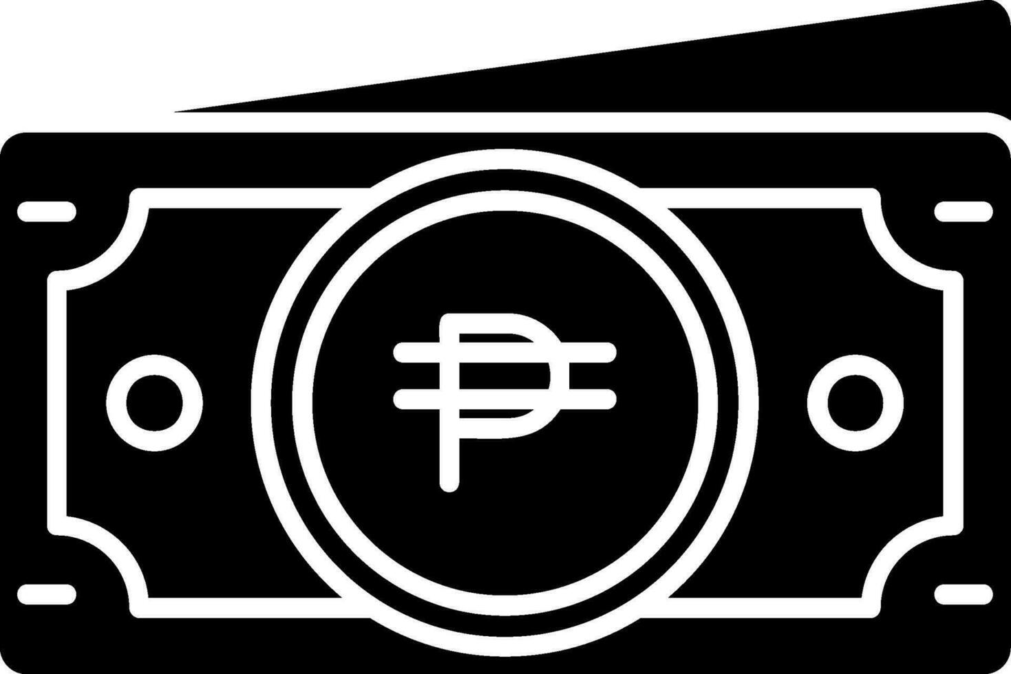 Filipijns glyph icoon vector