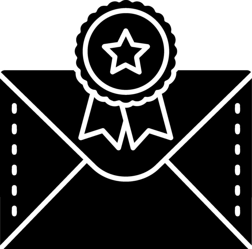 badge glyph-pictogram vector