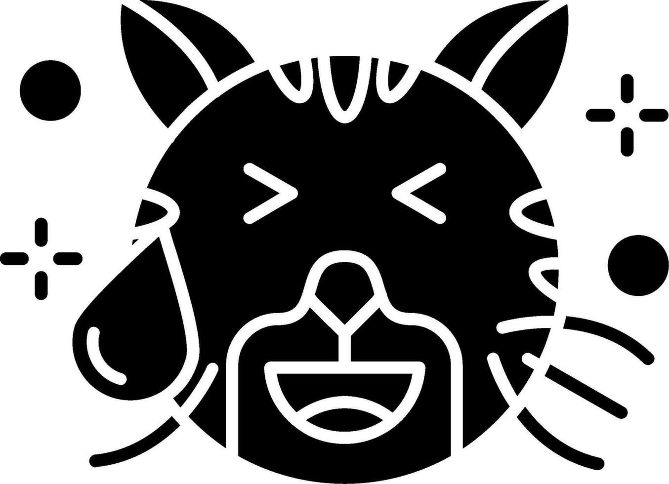 zweet glyph icoon vector