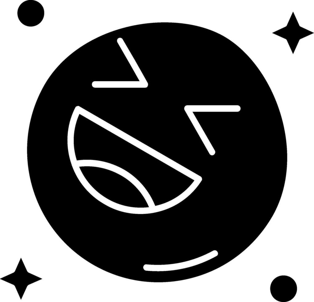 lach glyph icoon vector