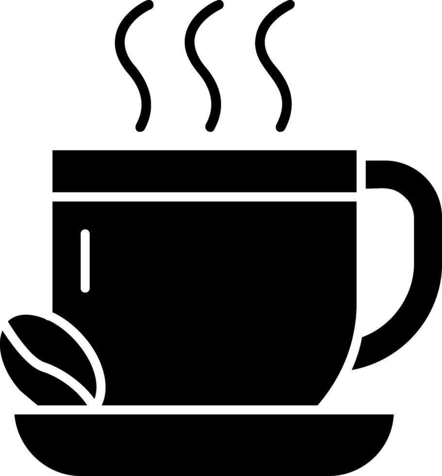 koffie glyph-pictogram vector