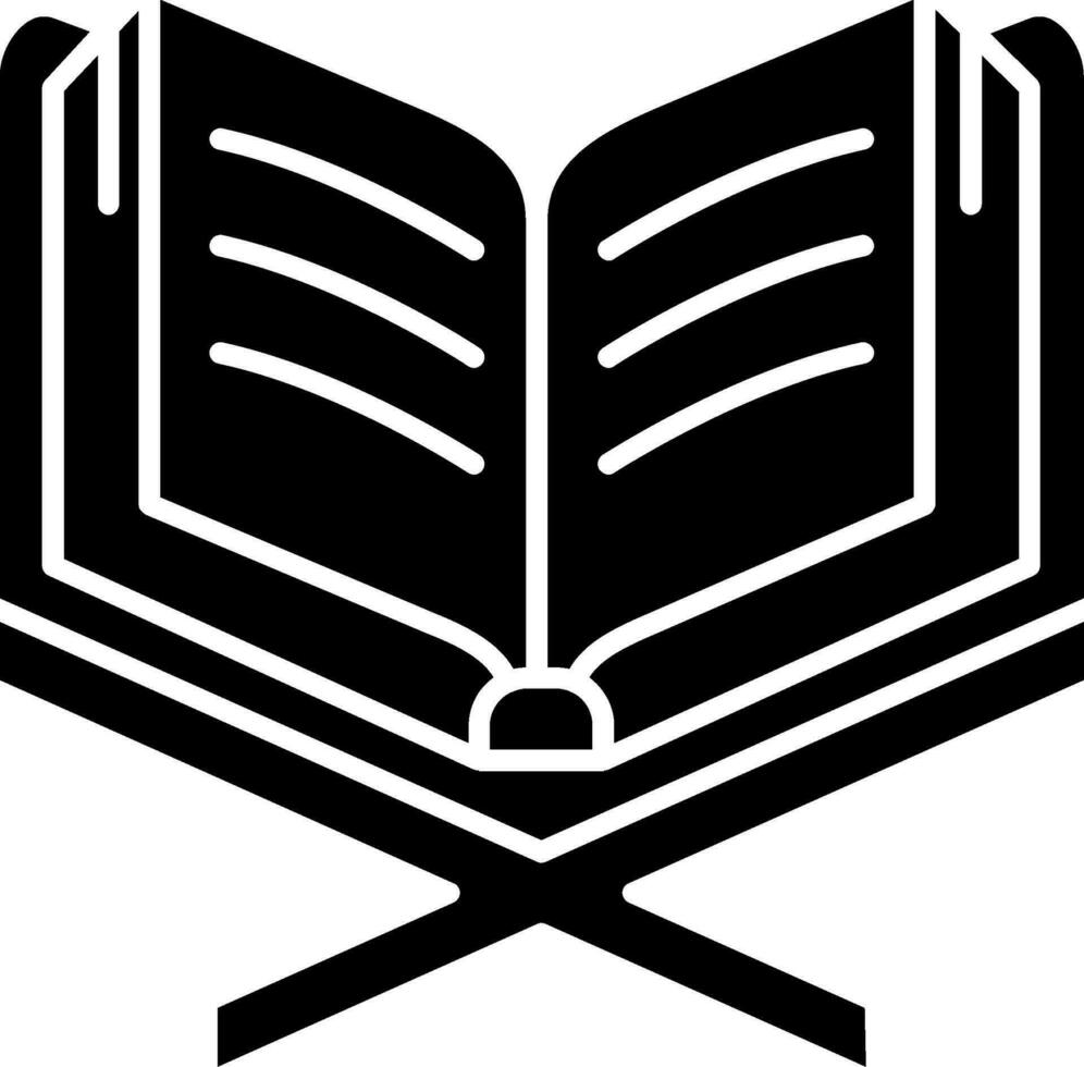 lezen glyph icoon vector