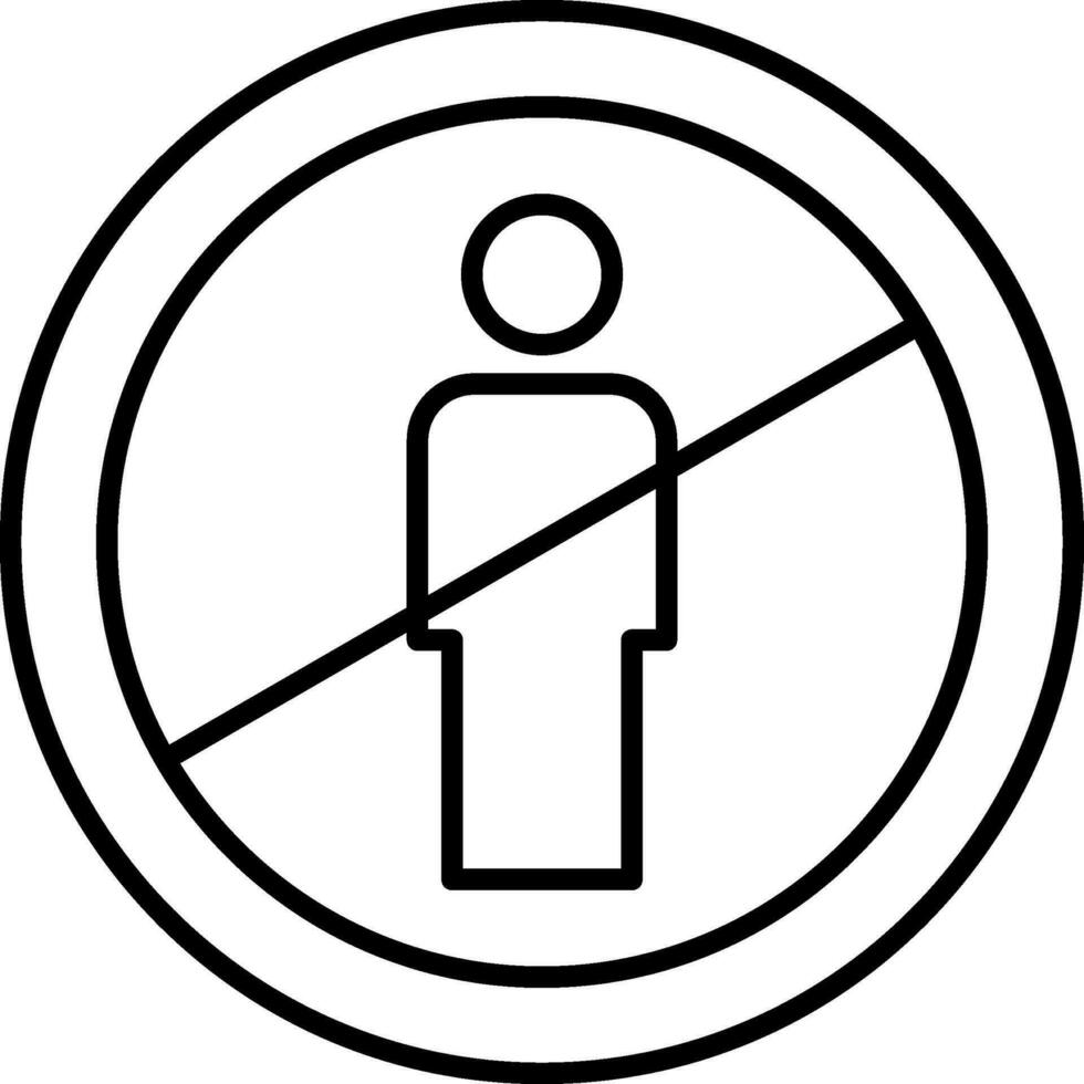 geen invoerregelpictogram vector