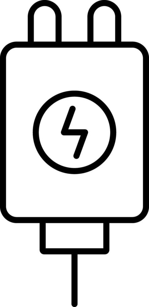 pictogram adapterlijn vector