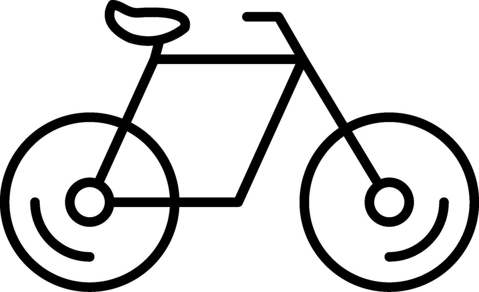 fiets lijn icoon vector