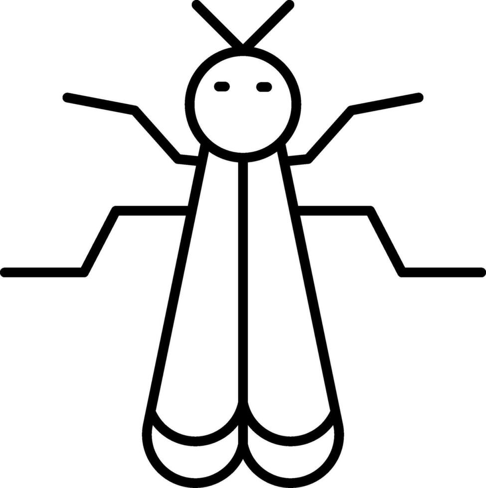 insect lijn icoon vector