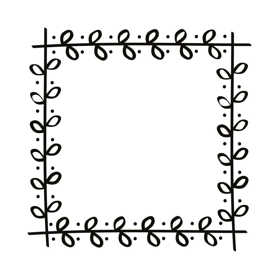 vierkant tekenen laat frame vector