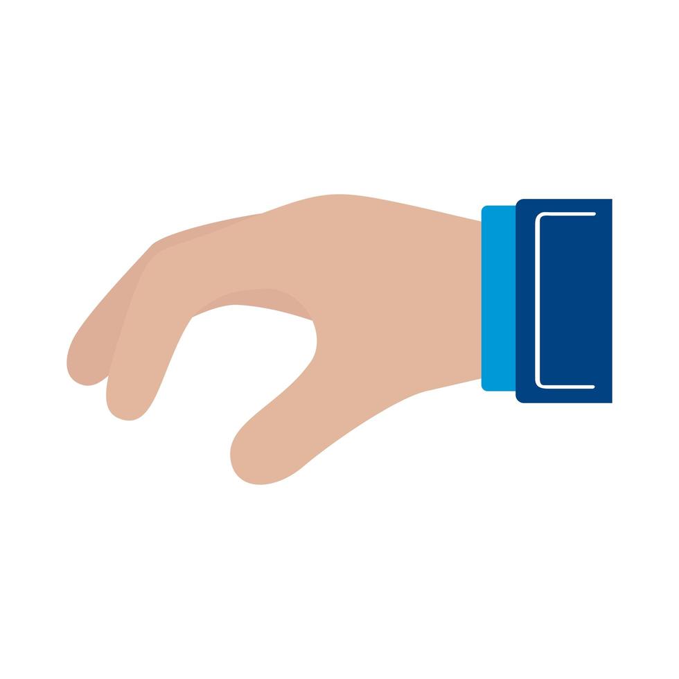 hand menselijk pictogram vector