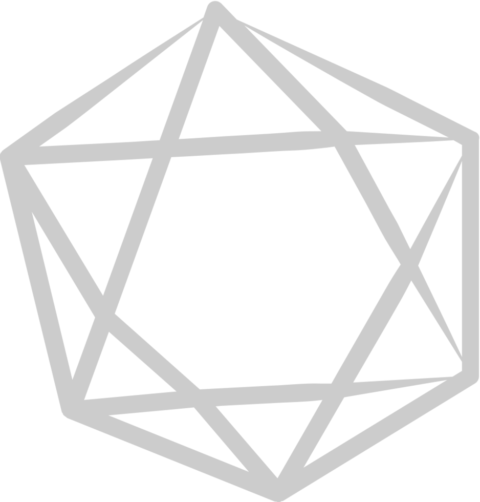 diamantlijn vijfhoek vector