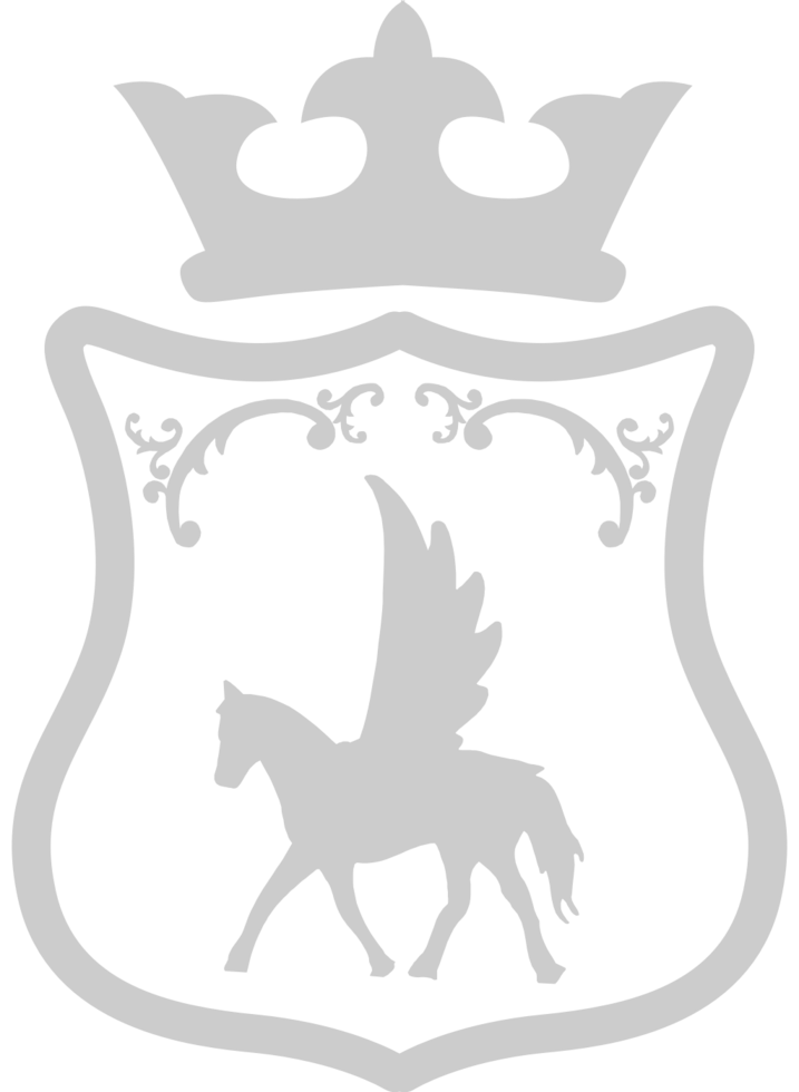 schild pegasus vector