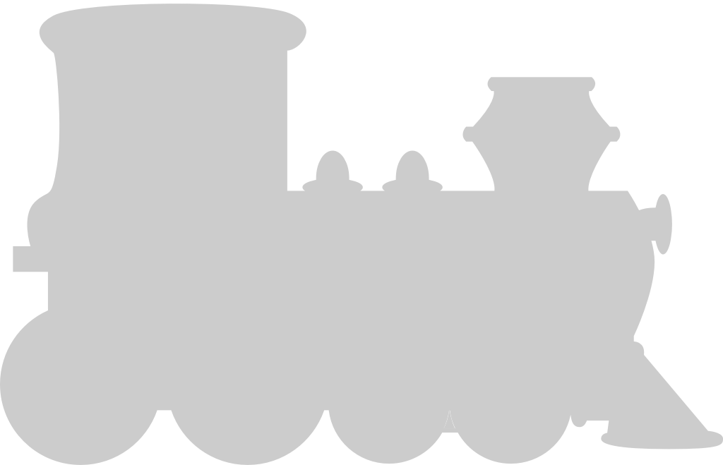 stoom- locomotief trein vector