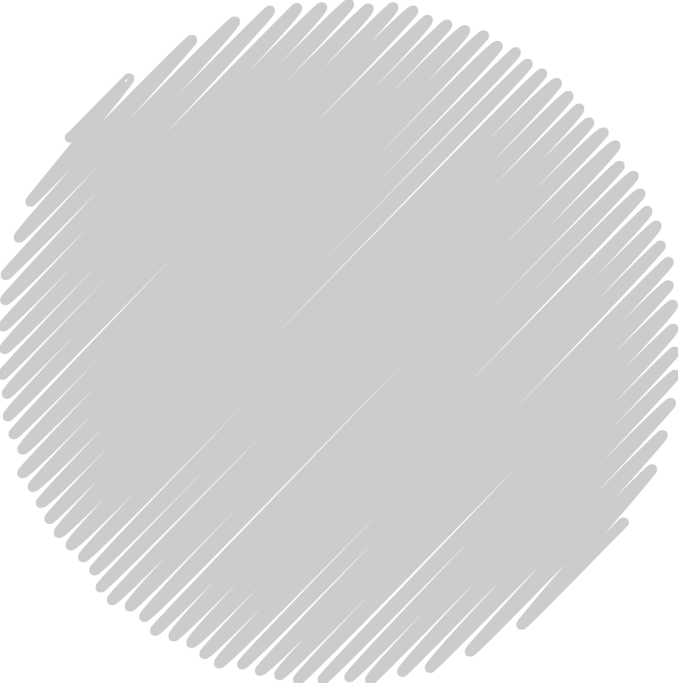 cirkel krabbel stijl vector
