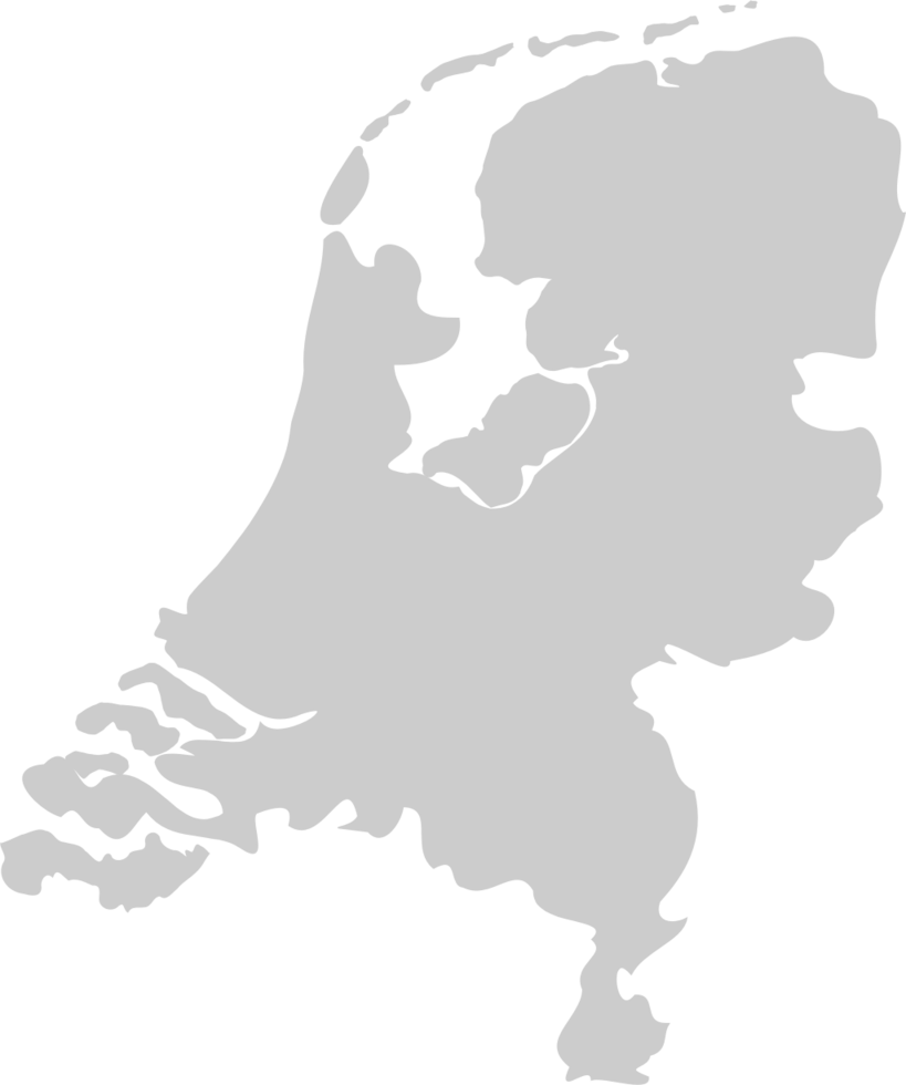 Nederland kaart vector