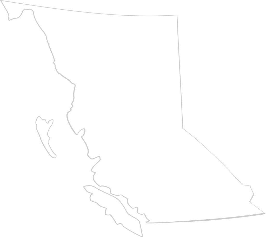 Brits Columbia kaart vector