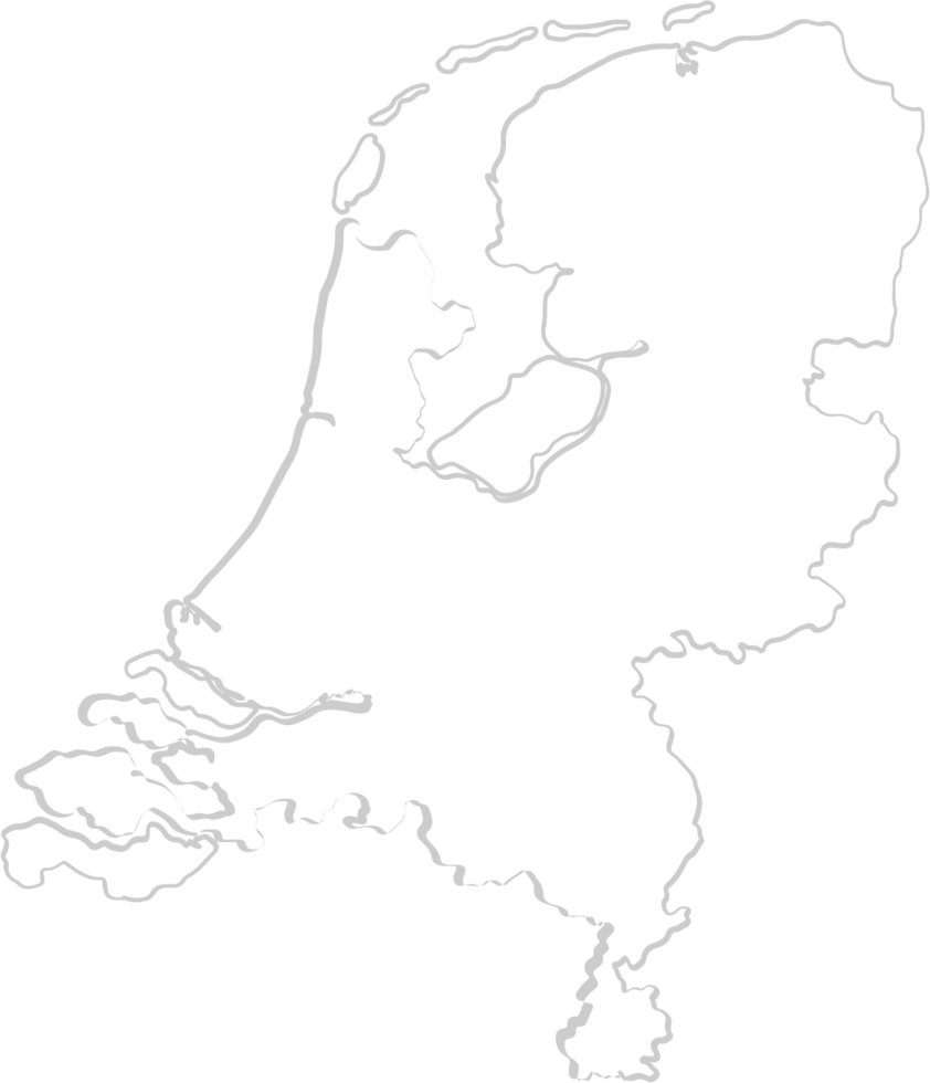 Nederland kaart vector