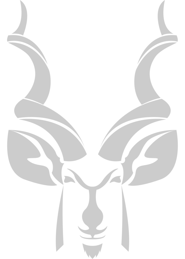 kudu hoofd vector