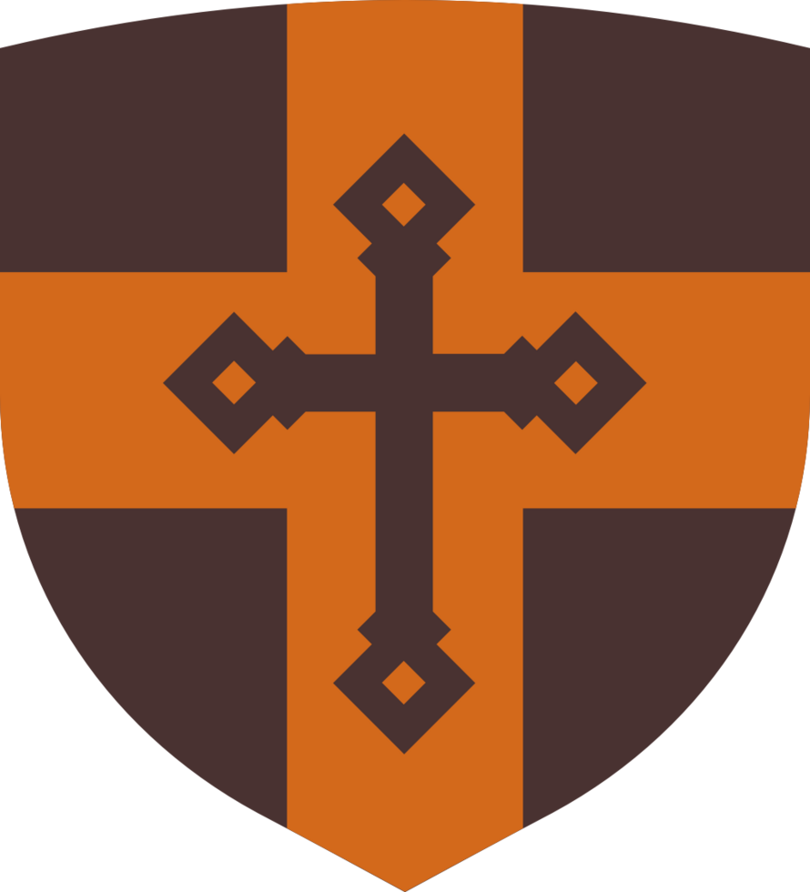 middeleeuwse blason kam vector