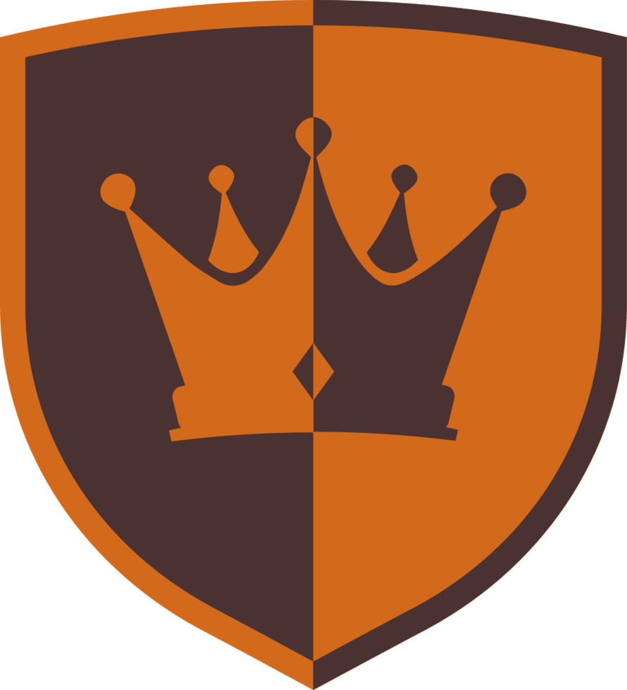 middeleeuwse blason kam vector