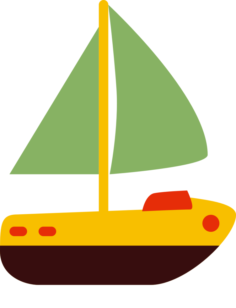 zeilboot vector