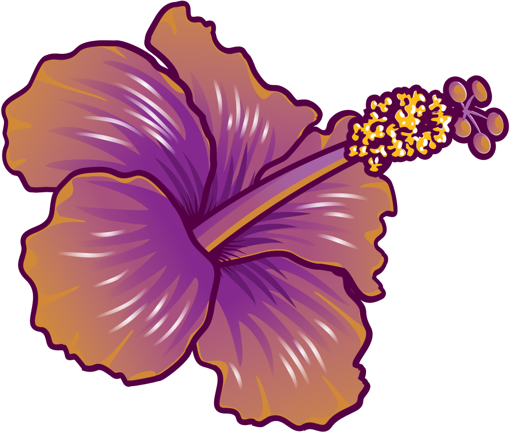 Polynesische bloem vector