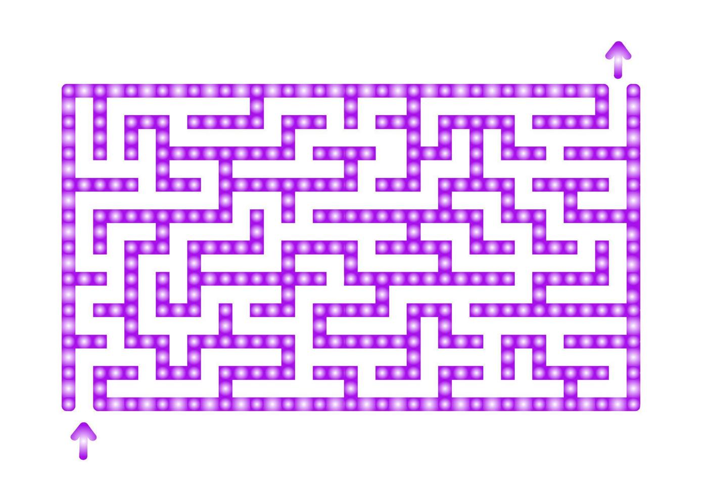 abstact labyrint. spel voor kinderen. puzzel voor kinderen. doolhof raadsel. de juiste weg vinden. kleur vectorillustratie. vector